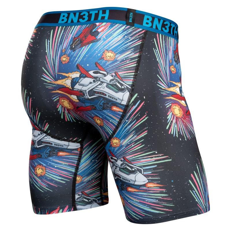 Pro Flex Max Boxer Briefs, 8" Inseam - Mens - starship blast / black 1