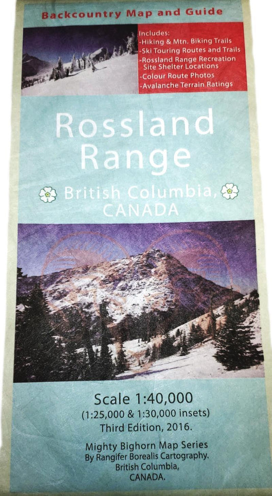 Rossland Range Map 1:25,000 - Not Applicable 1