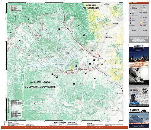 Whitewater Backcountry Ski Map - Not Applicable 2