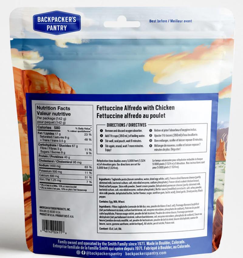 Fettuccini Alfredo with Chicken - 1 Serving - Not Applicable 2