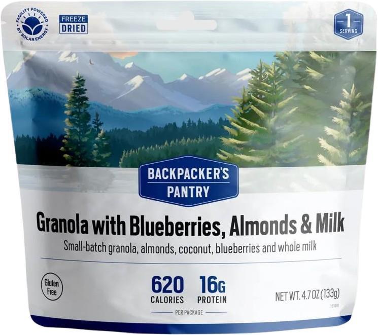 Granola with Blueberries, Almonds & Milk - 1 Serving - Not Applicable 1