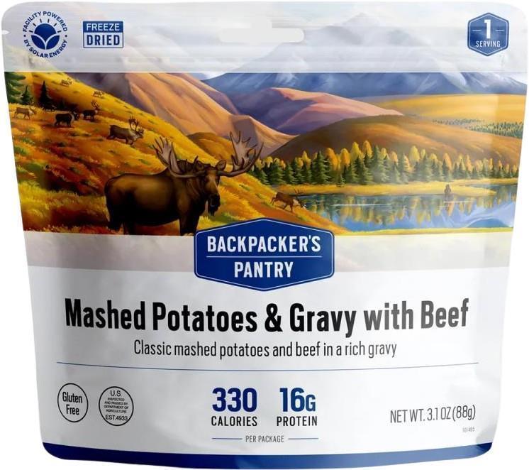 Mashed Potatoes & Gravy with Beef - 1 Serving - Not Applicable 1