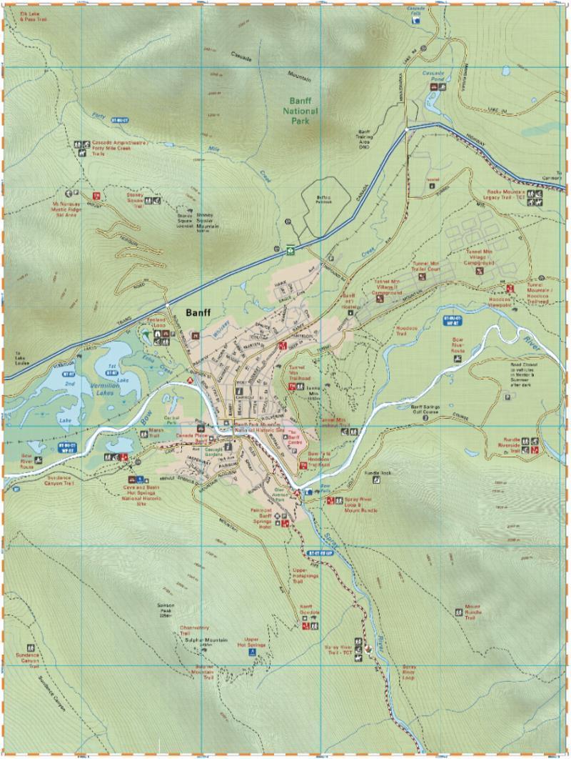 Adventure Map - Banff & Area - Banff National Park - Not Applicable 2