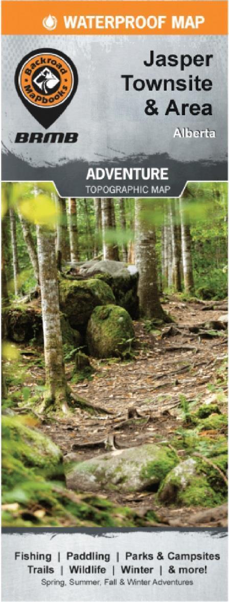 Adventure Map - Jasper & Area - Jasper National Park - Waterproof - Not Applicable 1