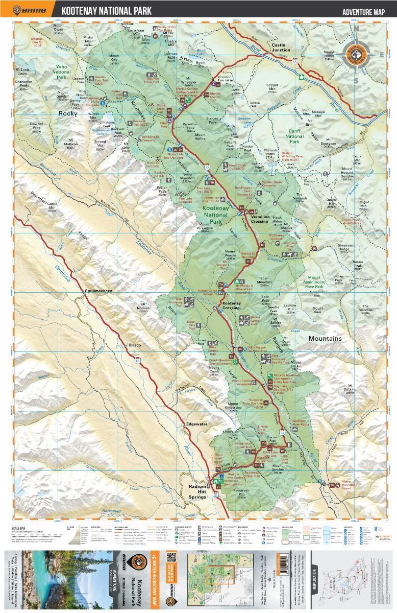 Adventure Map - Kootenay National Park  - Not Applicable 2
