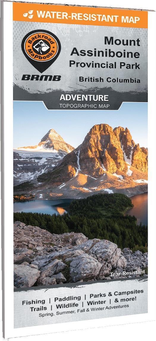 Adventure Map - Mt. Assiniboine Provincial Park - Waterproof - Not Applicable 1