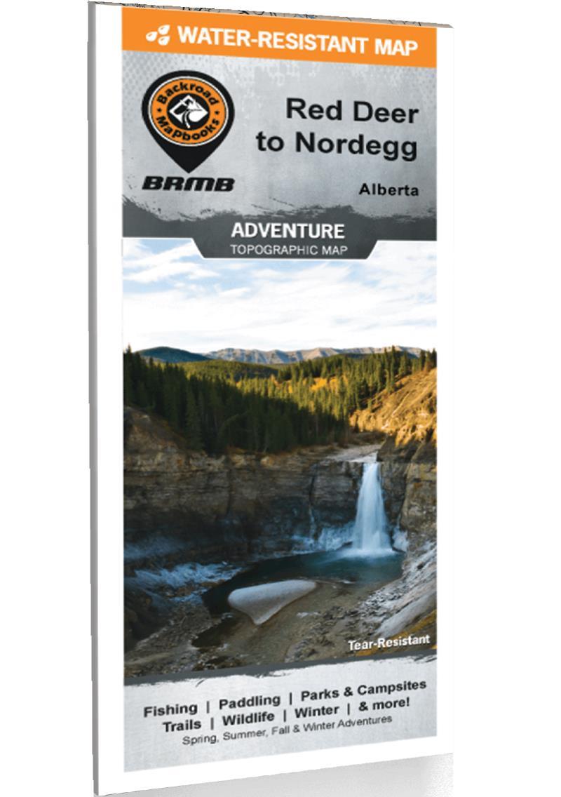 Adventure Map - Red Deer to Nordegg - Alberta Foothills - not applicable 1