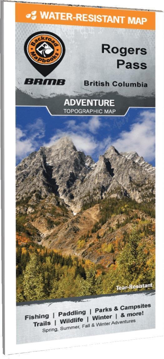 Adventure Map - Rogers Pass - Glacier National Park - Waterproof - Not Applicable 1