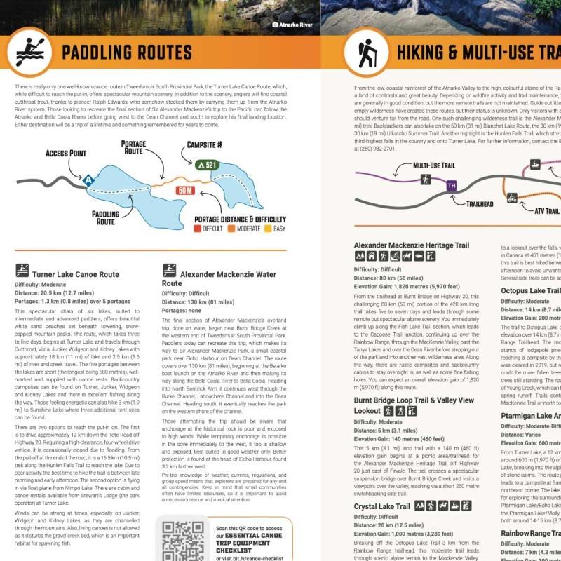 Adventure Map - Tweedsmuir Park - not applicable 1