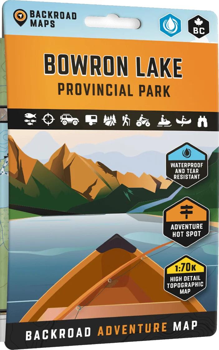 Bowron Lakes Waterproof Map - not applicable 1
