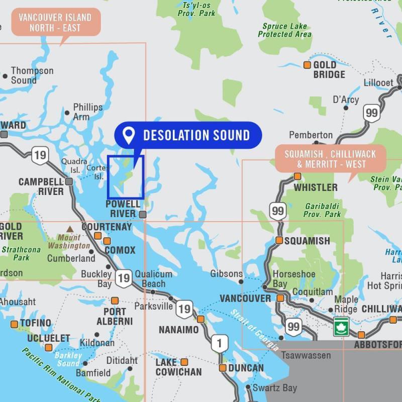 Desolation Sound Waterproof Map - Not Applicable 3