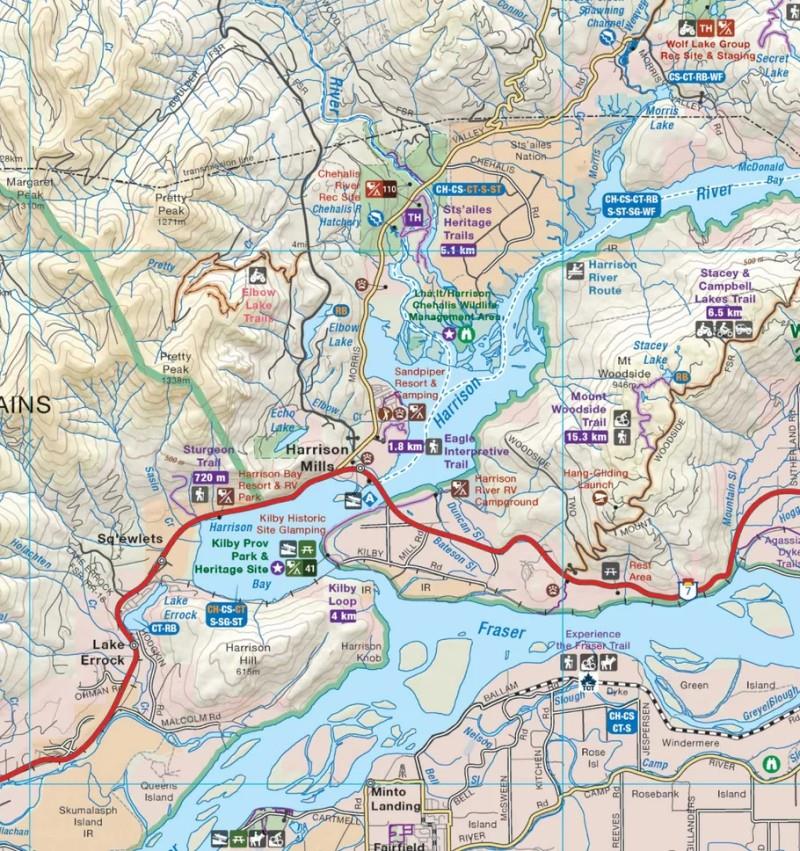 Harrison River Valley BC - Destination Map - not applicable 1