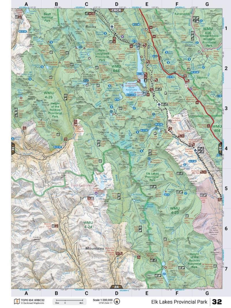 Kootenay Rockies - Spiral - 9th Edition - Not Applicable 8