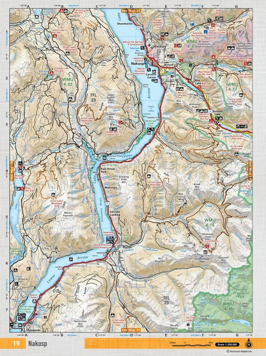 Nakusp Topo Map - Not Applicable 1
