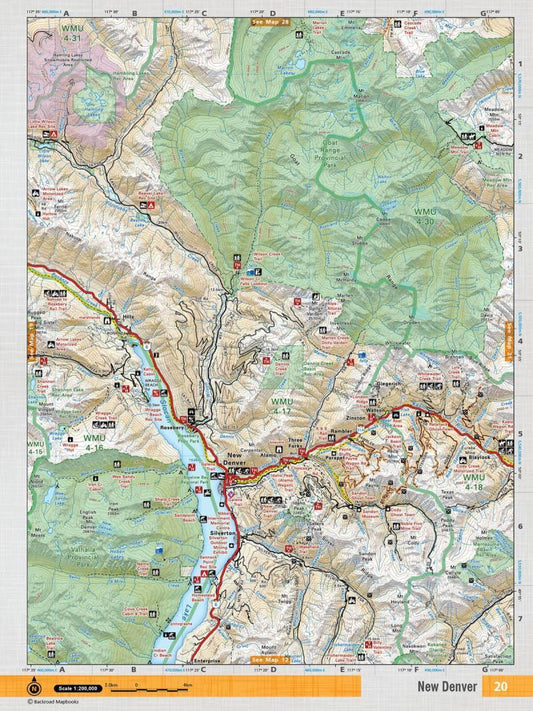 New Denver Topo Map Waterproof - Not Applicable 1
