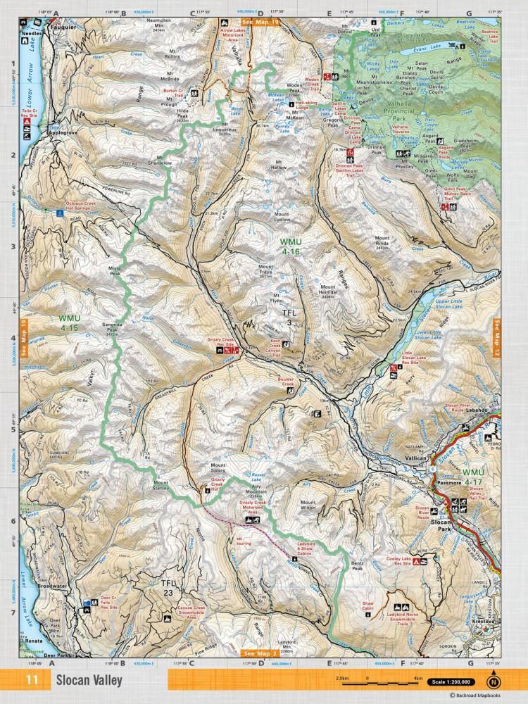 Slocan Valley Topo Map - not applicable 1