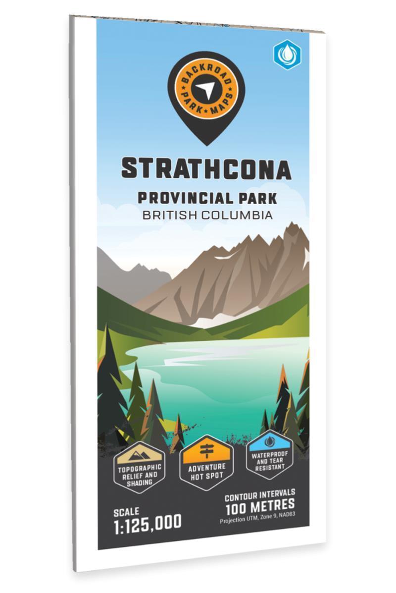 Strathcona Provincial Park BC Map - Not Applicable 1