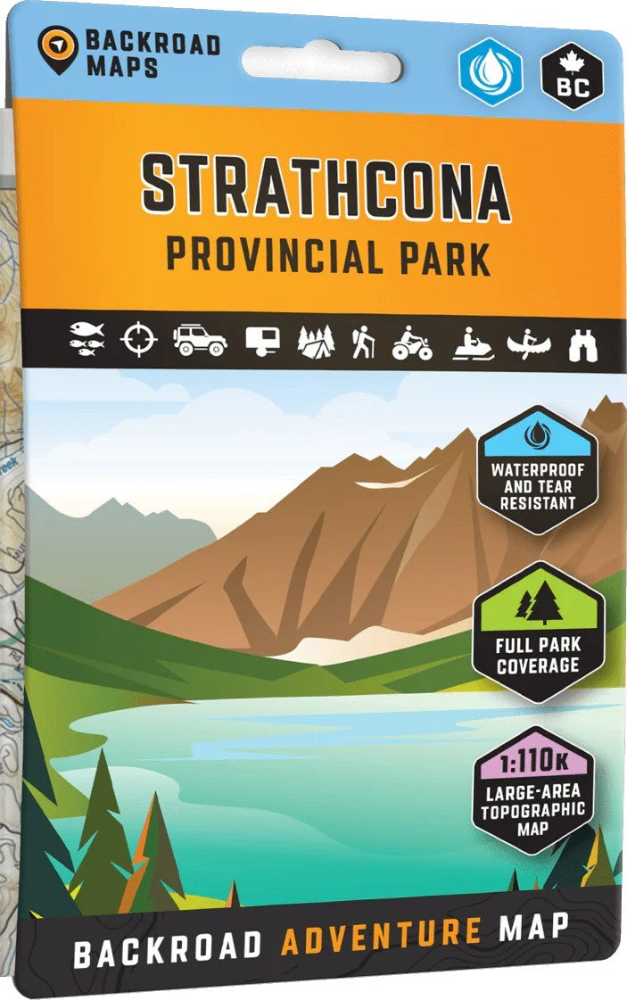 Strathcona Provincial Park Map - not applicable 1