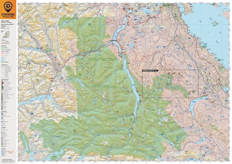Strathcona Provincial Park Map - not applicable 1