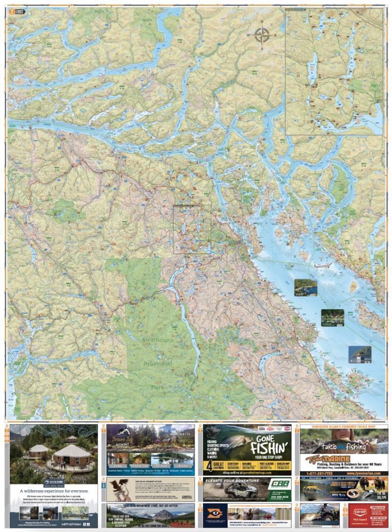 Vancouver Island BC North Map 2nd - Not Applicable 2