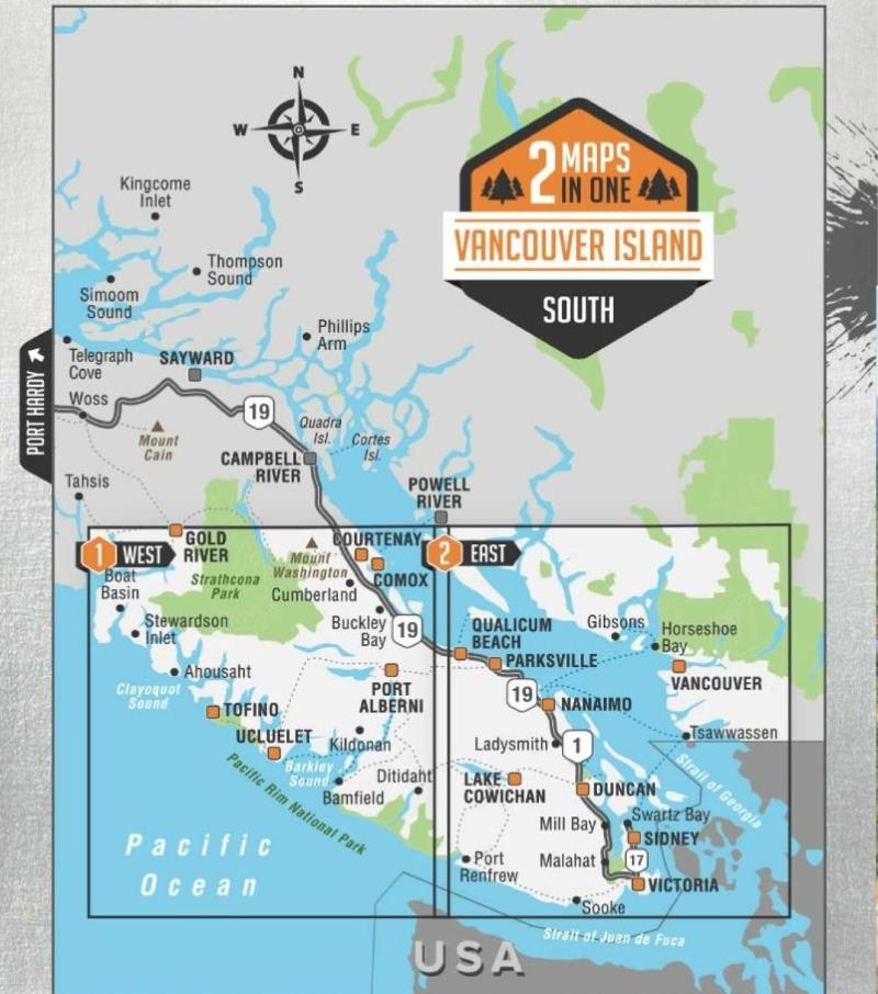 Vancouver Island BC South Map 2nd - Not Applicable 5