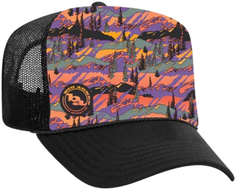 5 Panel Trucker Hat - alpenglow 1