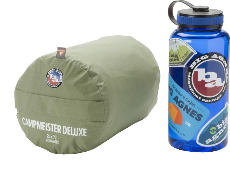 Campmeister Deluxe Insulated 25"x78", Wide Long - deep lichen green 1