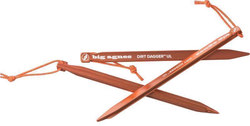 Dirt Dagger UL 7.5” Tent Stakes: Pack of 6 - Orange 2