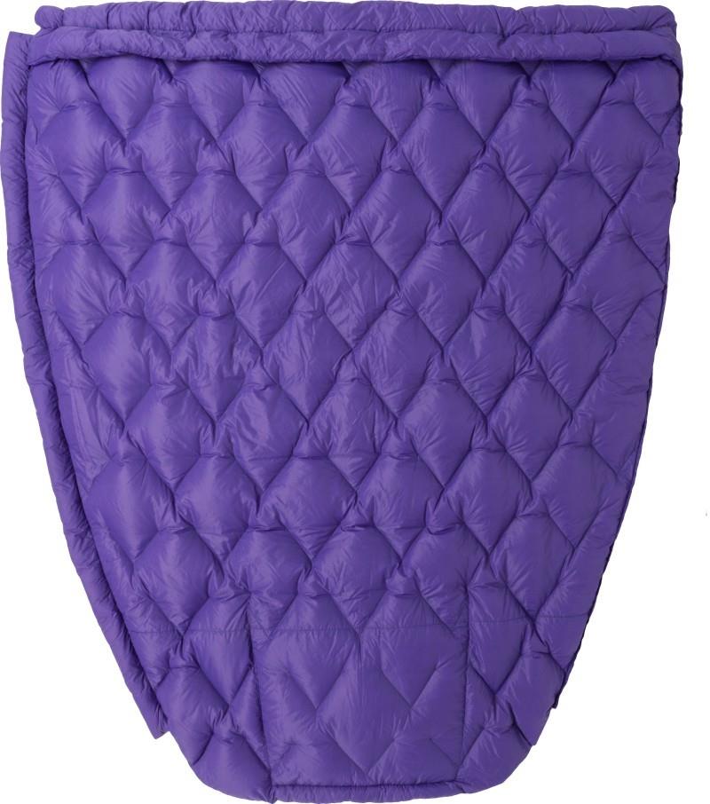 Fly Creek UL Zip Quilt 50, 10C / 50F, Long - asphalt / royal purple 1