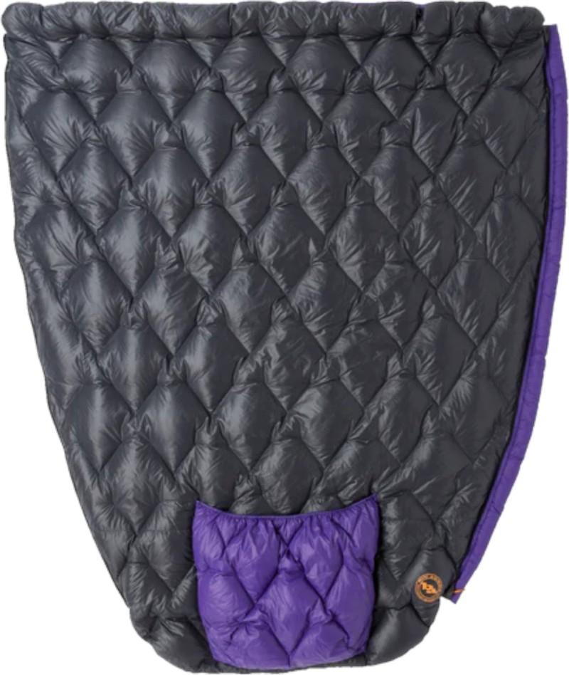 Fly Creek UL Zip Quilt 50, 10C / 50F, Reg - asphalt / royal purple 1
