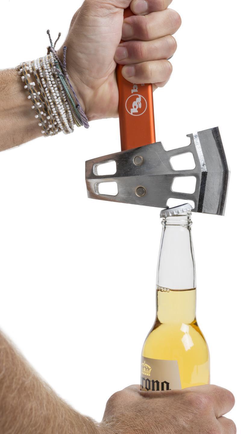 Stake Hammer/Hatchet - Orange / Silver 3