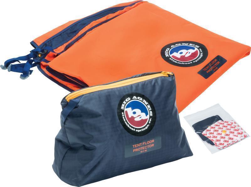Tent Floor Protector 58x90 - Orange / Navy 1
