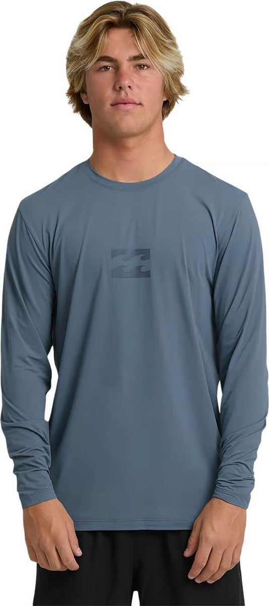 All Day Wave LS - Mens - blue fog 1