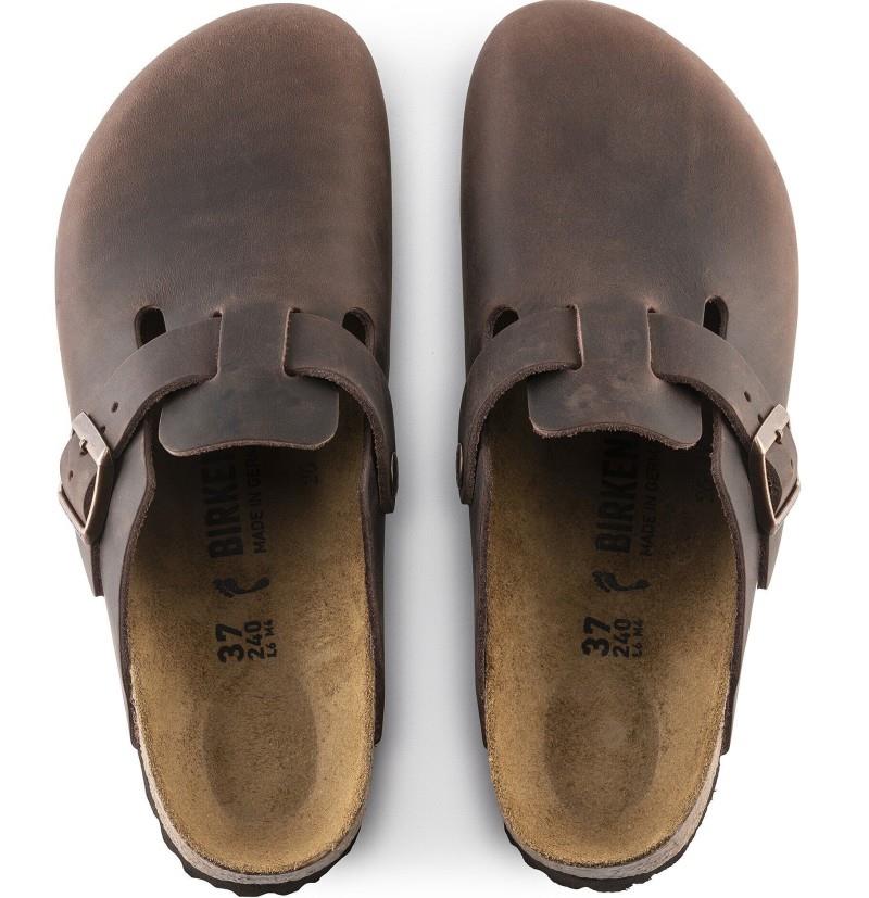 Boston Habana Oiled Leather Clogs - Narrow - oiled habana 1