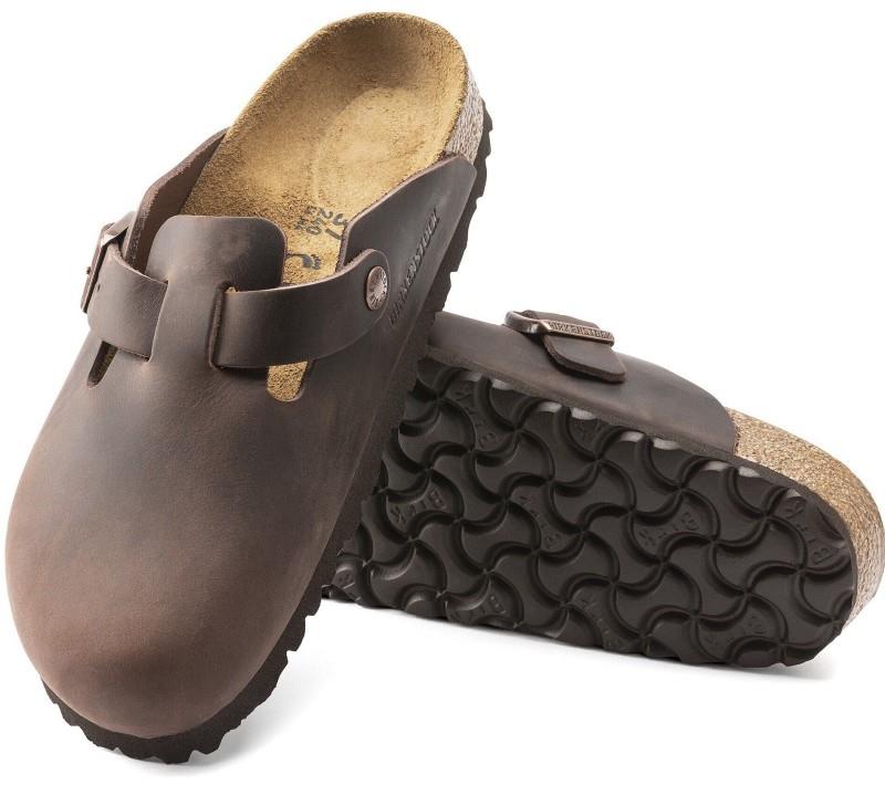 Boston Habana Oiled Leather Clogs - Narrow - oiled habana 1