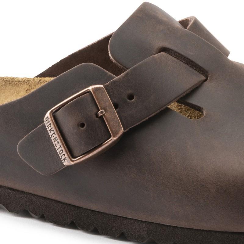 Boston Habana Oiled Leather Clogs - Narrow - oiled habana 1