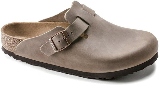 Boston Tobacco Oiled Leather Clogs - Narrow - tobacco 1