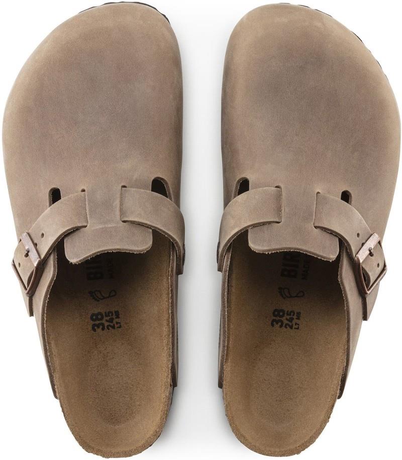 Boston Tobacco Oiled Leather Clogs - Narrow - tobacco 1