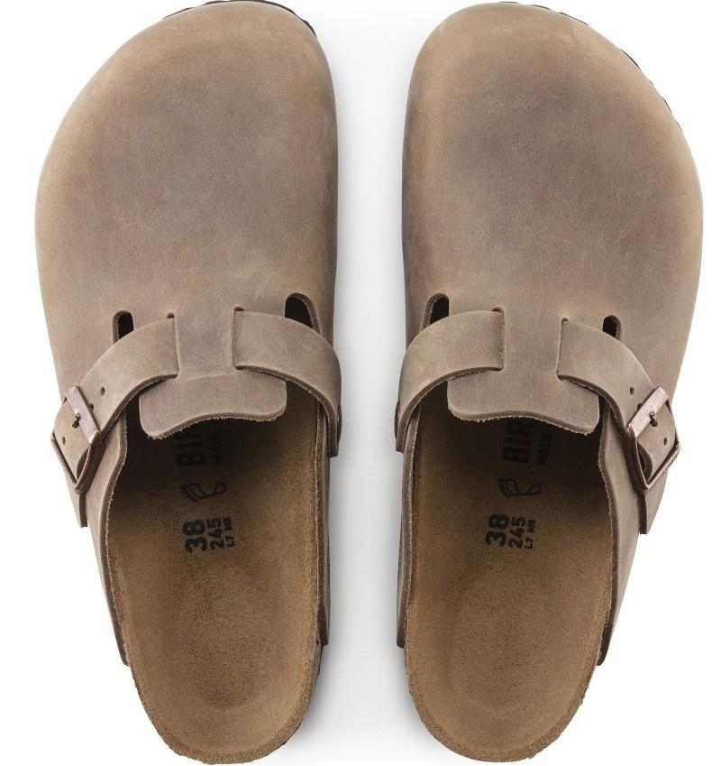Boston Tobacco Oiled Leather Clogs - R - tobacco 1