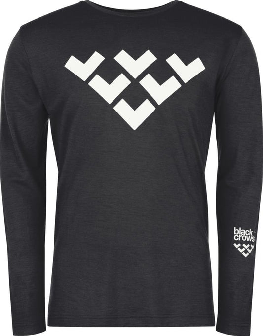 Chevron Merino Blend LS - Mens - black 1