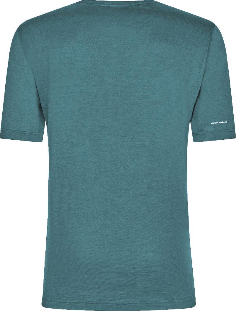 Merino Blend SS Tee - Mens - dark green 1