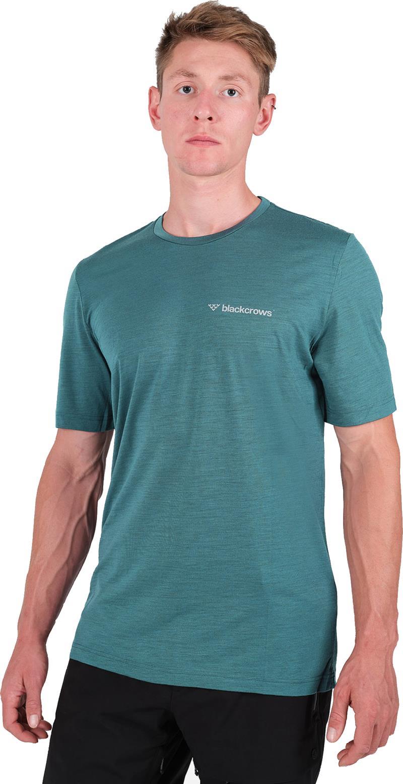 Merino Blend SS Tee - Mens - dark green 1