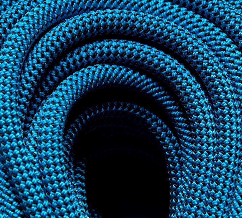 9.6 Bipattern Rope - 60m - Dry - blue 1