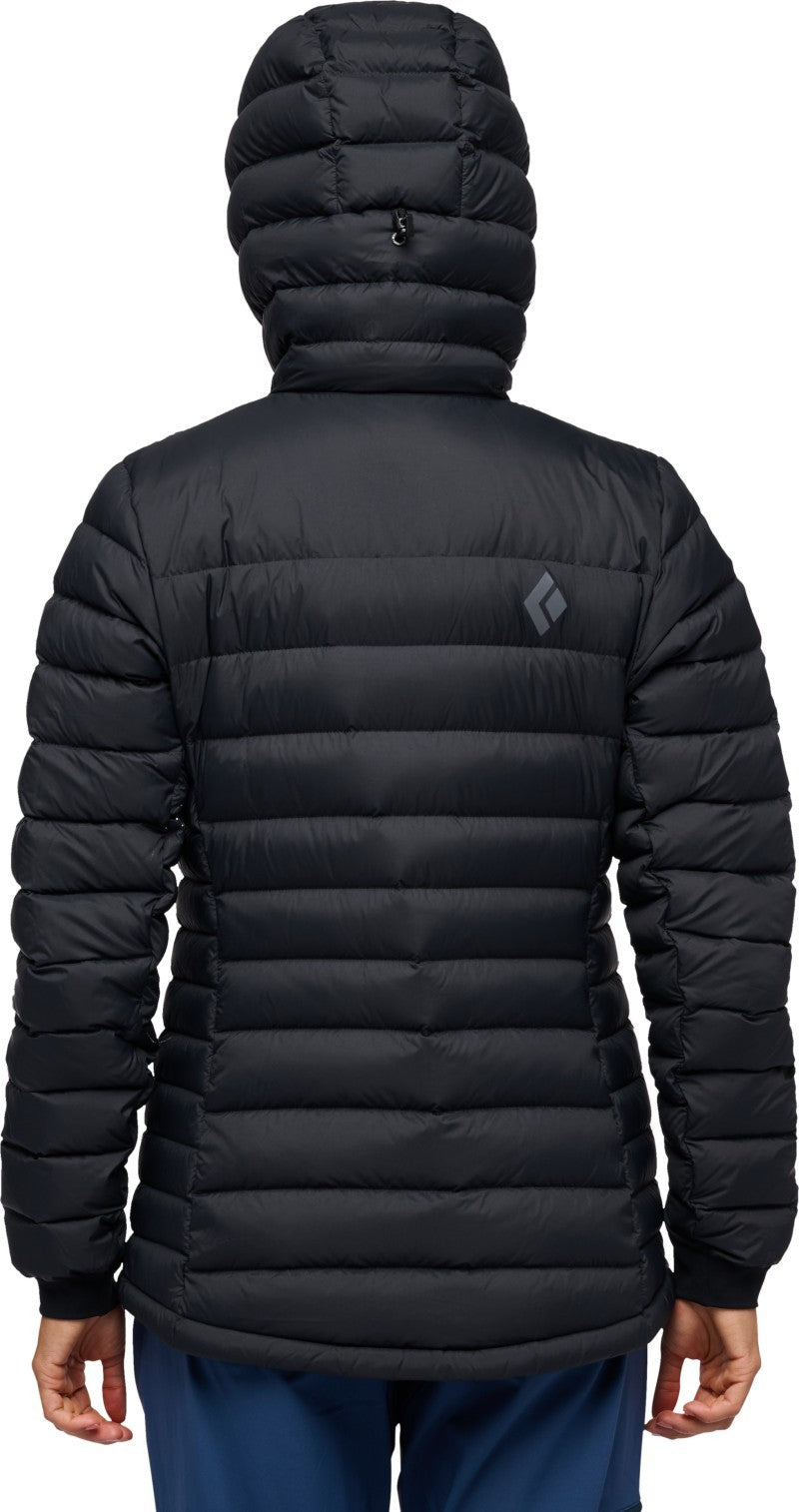 Access Down Hoody - Womens - black 1