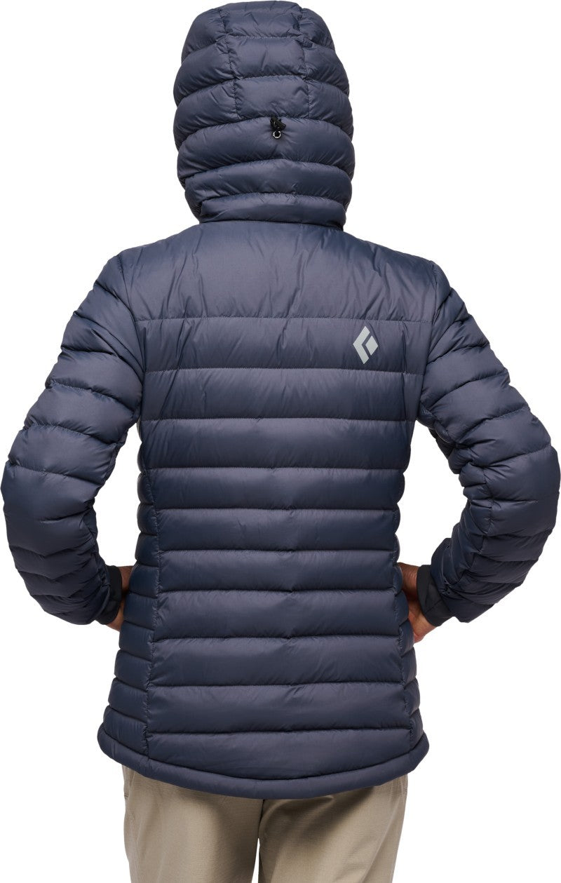 Access Down Hoody - Womens - charcoal 1