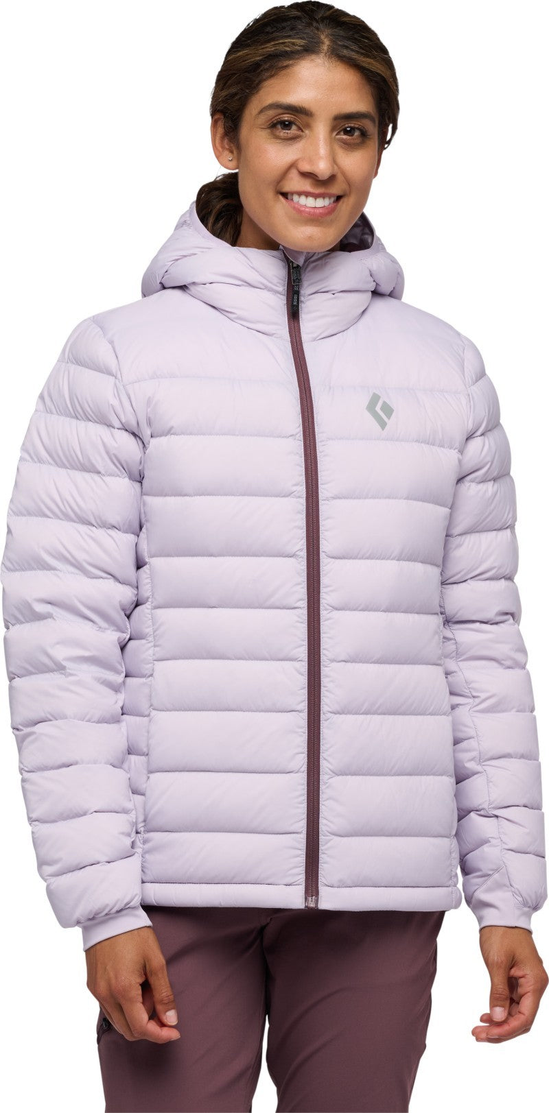 Access Down Hoody - Womens - soft lilac 1