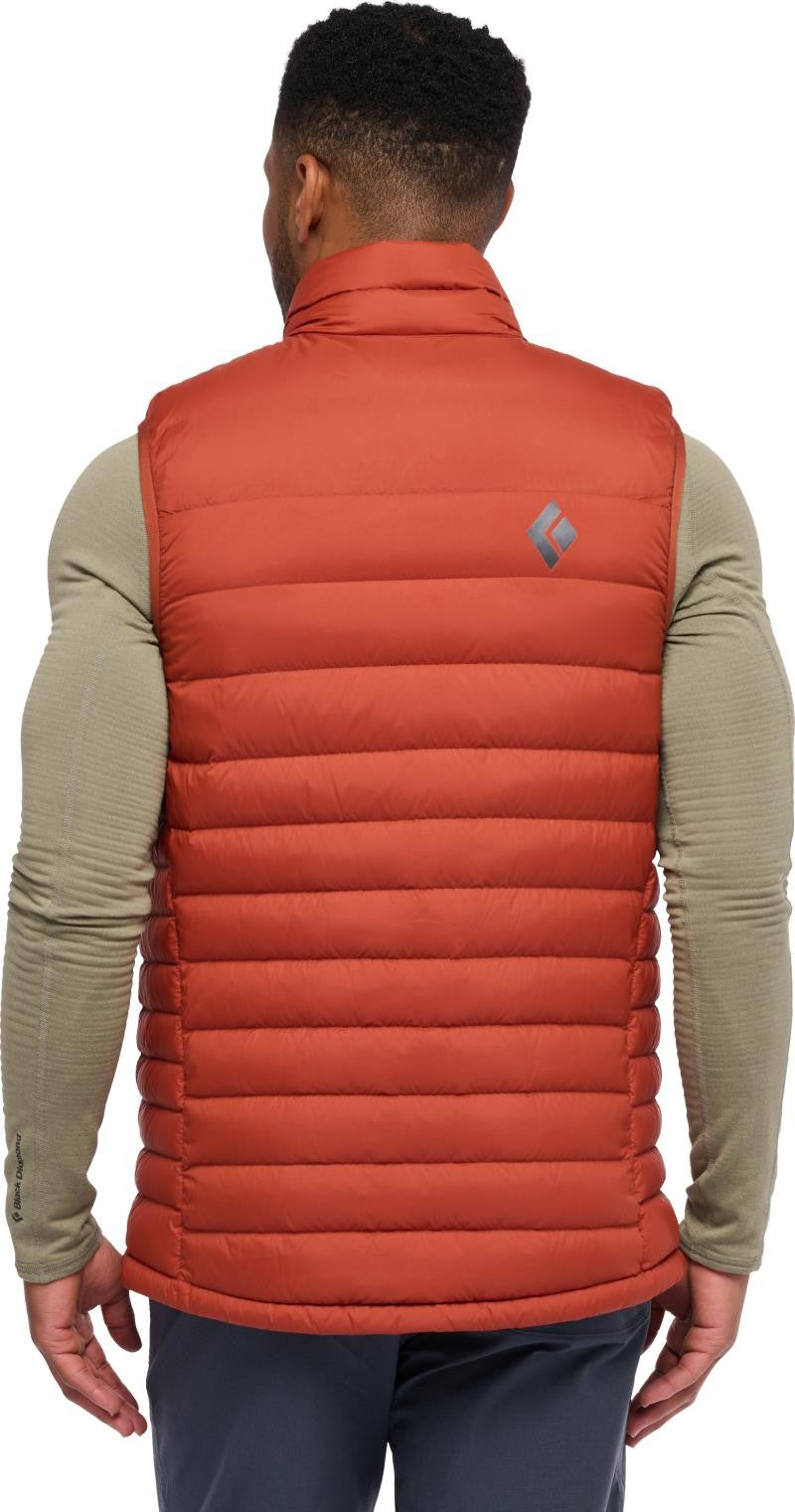 Access Down Vest - Mens - burnt sienna 1