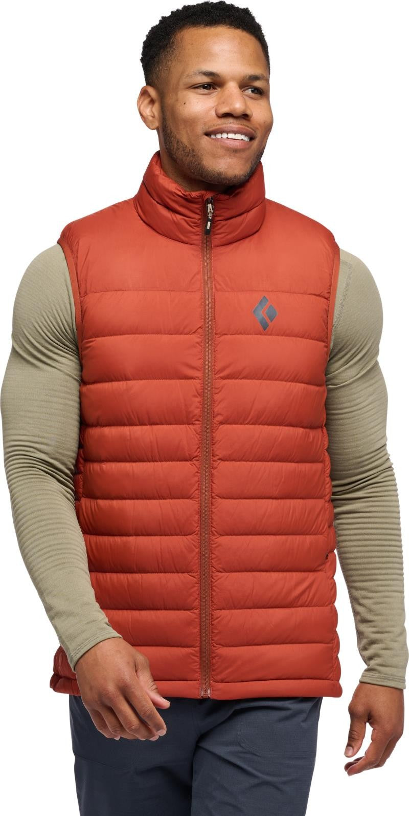 Access Down Vest - Mens - burnt sienna 1