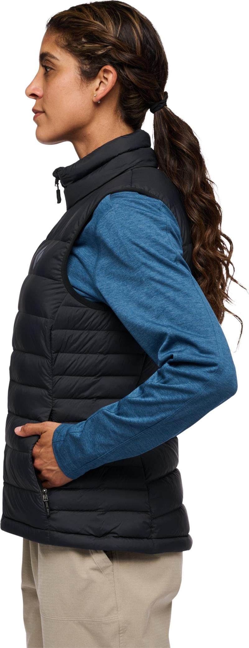 Access Down Vest - Womens - black 1