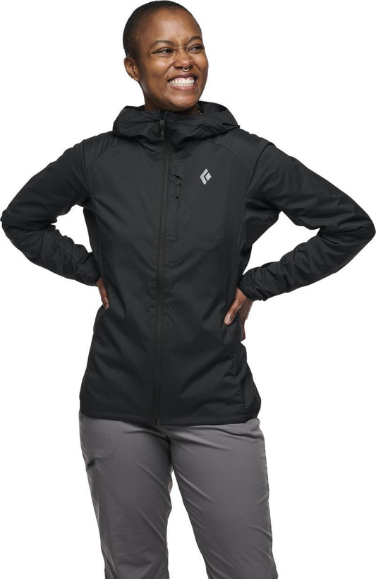 Alpine Start Insulated Hoody - Womens - Black 1